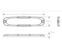 LED Autolamps 12ARM-2 Stop/Tail & Indicator Lamps - Pair